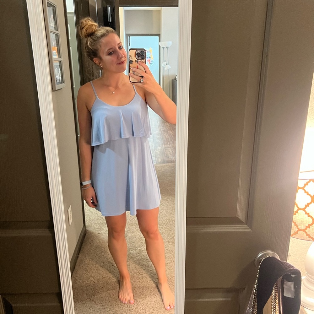 Light blue dress